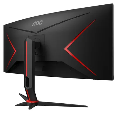 Zdjęcie produktu dla AOC G2 CU34G2XP, 86,4 cm (34"), 3440 x 1440 px, UltraWide Quad HD, LED, 5 ms, Czarny, Czerwony