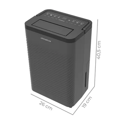 Obrázek produktu pro Odvlhčovač vzduchu 12l čistička vzduchu černá 2v1 Climative DH-12 Nexi ION UV Wifi ION HEPA do 20m² Smart Life, Tuya, ionizace, režim spánku