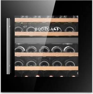Produktbild von Einbau Weinklimaschrank BODEGA43-25 - 2 Zonen -  38dB - 4 Plattformen -  Vollglas Türen