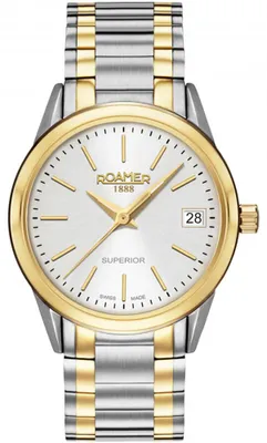 Obrázok produktu pre Roamer Switzerland, dámske náramkové hodinky Superior 3H, model 508856, rozmery 47 x 15 x 51 mm