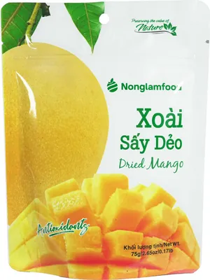 Produktbild von Nonglamfood Xoai Say Deo Dried Mango getrocknet 75g