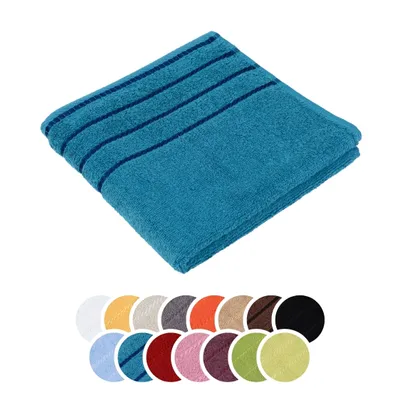 Produktbild von liebling Handtuch, 100% Baumwolle, Serie Potsdam, 50 x 100 cm, 60 Grad waschbar, trocknergeeignet, Farbe: petrol