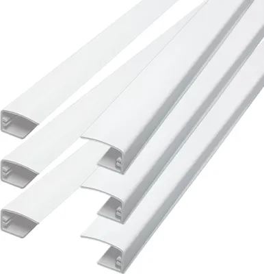 Produktbild von Victoria M. Führungsschienen für Tenebra Verdunkelungsrollo & Thermorollo, 6 Stück à 80cm, weiß seitlicher Lichtschutz, selbstklebend, kürzbar