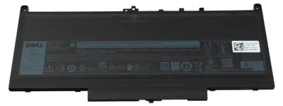 Image de Dell - Batterie d'ordinateur portable - Lithium polymère - 4 cellules - 55 Wh - noir - pour Latitude E7270, E7470 (1W2Y2)