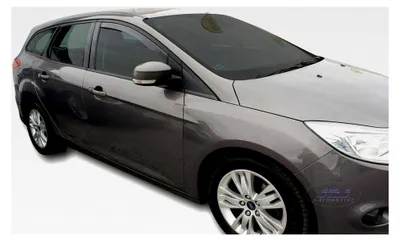 Produktbild von Windabweiser für Ford Focus 3, 4/5-Türer 2011-2018, Heko, getönt, 2-teilig, vorne, aerodynamisch