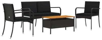 Produktbild von vidaXL Garten Set mit Kissen Stahl
