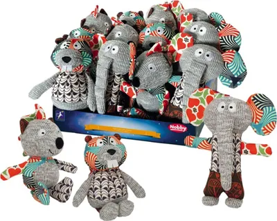 Produktbild von Nobby Hundespielzeug Plüschtier Patchwork