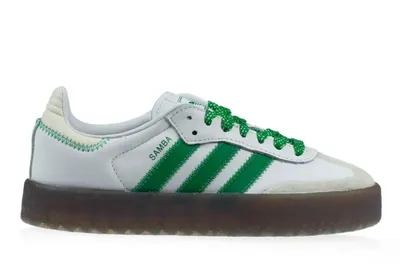 Produktbild von ADIDAS Damen SAMBAE W Sneaker aus Leder und Synthetik mit Naturgummi-Außensohle