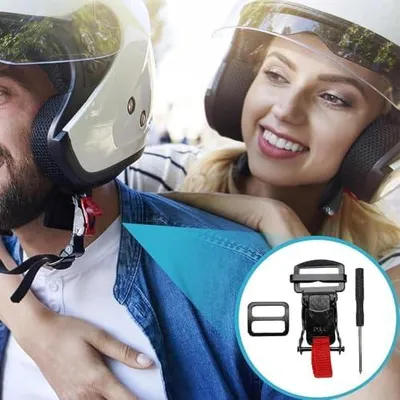 Produktbild von Schnellverschluss-Schnallensatz für Motorradhelme