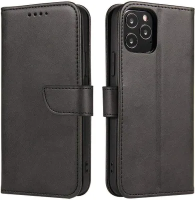 Produktbild von Magnethülle für Motorola Moto G13 Hülle mit Flip Wallet Ständer schwarz