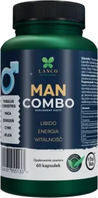 Produktbild von Lanco Nutritions Man Combo 60 Kapseln Nahrungsergänzungsmittel