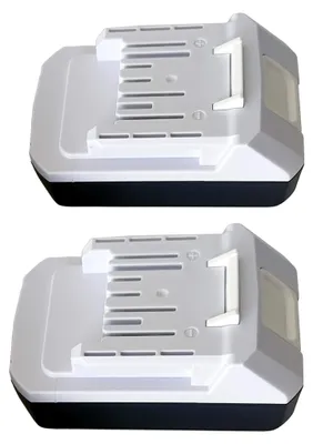 Image de 2 batteries de rechange pour outils 18V, 2000 mAh, lithium-ion