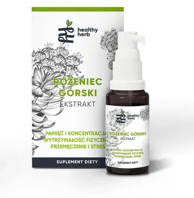 Zdjęcie produktu dla Różeniec Górski ekstrakt - Rhodiola Rosea, Adaptogeny