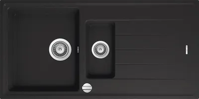 Produktbild von Granitspüle S 1000 black ab 60er Unterschrank mit Excenter