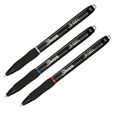 Obrázok produktu pre 3x1 Sharpie S-Gel 0,7 mm čierna/modrá/červená
