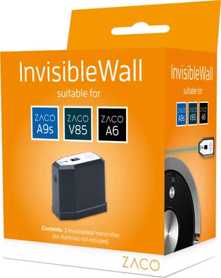 Produktbild von ZACO Original InvisibleWall passend für ZACO A6, A9s, V85, Virtuelle Wand, Raumtrennung, Sensor