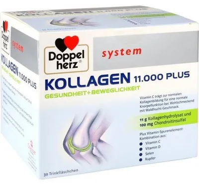 Productafbeelding van Doppelherz System Kollageen 11.000 plus, drinkflacons, 30 ampullen