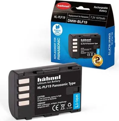 Immagine prodotto di Batteria Haehnel HL-PLF19 agli ioni di litio (Li-Ion) per fotocamera digitale, capacità 1630 mAh, tipo di batteria Panasonic DMW-BLF19