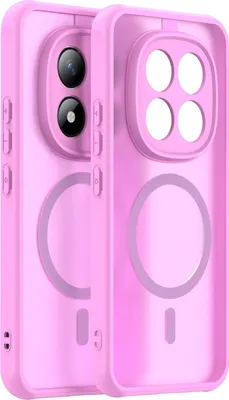 Produktbild von betterfon Matt Case für Xiaomi Redmi Note 15 Pro+ 5G / Poco M8 Pro 5G, Handyhülle, Schutzhülle, Kratzfest, Matt- Pink
