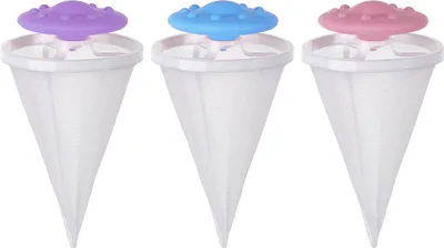 Produktbild von Schwimmender Haarfilter Mesh Waschmaschine Wiederverwendbarer Haarfänger Waschmaschine Flusenfänger Tasche Hund Katze Haarentferner