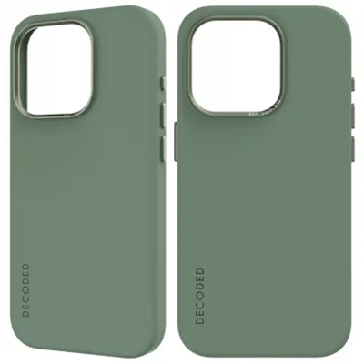 Produktbild von Decoded AntiMicrobial Silicone Backcover iP 15 Pro Max SageLeaf