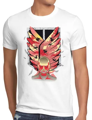 Produktbild von style3 Attack Wings Herren T-Shirt Aufklärungstruppe AoT
