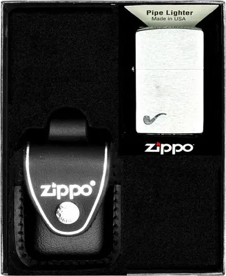 Produktbild von ZIPPO Feuerzeug PIPE CHROME BRUSHED Geschenkset Nr. 3