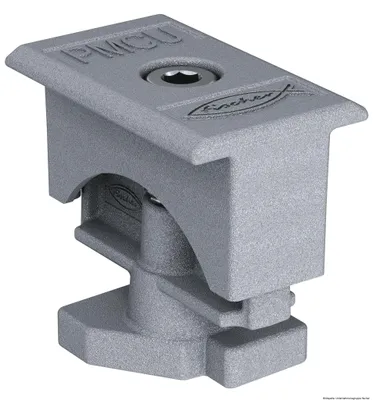 Produktbild von fischer Universal-Mittelklemme vormontiert PM C U 30 - 50 mm, Aluminium, 10 Stück