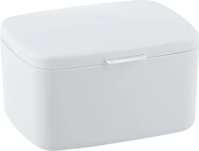 Produktbild von WENKO Badbox Aufbewahrungsbox Deckel Aufbewahrung Korb Weiß Organizer Barcelona