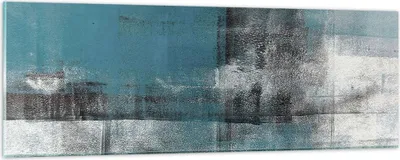 Produktbild von Bilder auf glas - Einteilig - Abstraktion Modern Gürtel - 90x30cm - Glasbilder - Wandbilder - Bilder - zum Aufhängen bereit - Wanddekoration aus Glas - Glas Bilder - Wandbild auf Glas - GAB90x30-4283