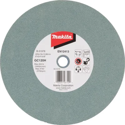Produktbild von Makita Schleifscheibe, 205 x 19 x 15,88 mm, GC120H 205 x 19 x 15,88 mm - GC120H