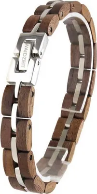 Produktbild von Element Armband Waidzeit Walnuss silberfarben - EL-W02