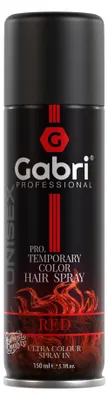 Produktbild von Gabri Professional - Pro Temporary Hair Colour Spray Red 150ml