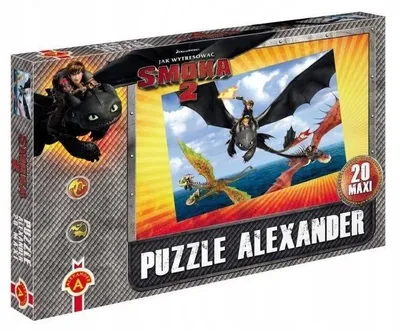 Produktbild von Alexander Puzzle Drachenzähmen leicht gemacht 2 Maxi 20 Teile