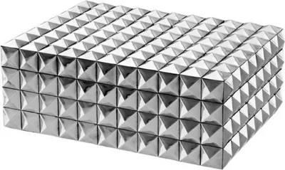 Produktbild von Casa Padrino Luxus Schmuckschatulle / Schmuckkasten mit Deckel Silber 28 x 21 x H. 10 cm - Luxus Qualität