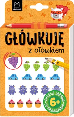 Produktbild von "Główkuję z ołówkiem" 6+ Książeczka pomarańczowa