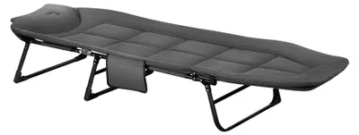 Image de Nc2720 Lit De Voyage Pliant Gris 200 Cm Nils Camp