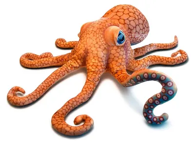 Image de Poulpe en peluche, 150 cm, doux, idéal pour les chambres d'enfants
