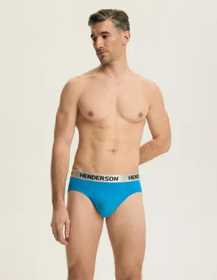 Immagine prodotto di Bretelle da uomo Henderson in cotone con Spandex, colore blu, taglia L