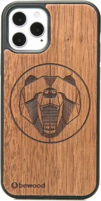 Image de Étui en bois pour iPhone 12 / 12 Pro OURS MERBAU
