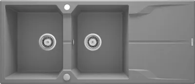 Obrázek produktu pro 2-bowl granite sink with drainer