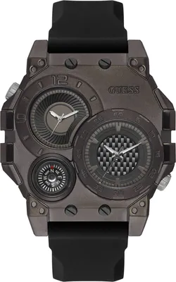 A studio shot of a men's watch.