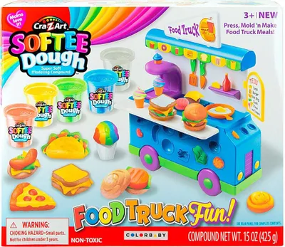 Obrázok produktu pre Crazart Modelovacia hmota – foodtruck s príslušenstvom, viacfarebná  Viacfarebná, univerzálna veľkosť
