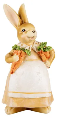 Obrázok produktu pre Clayre & Eef dekoratívna figúrka králika 20 cm hnedý plast