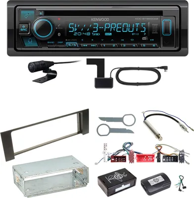 Produktbild von Kenwood KDC-BT960DAB Bluetooth Digitalradio USB CD Einbauset für Audi A4 B6 B7
