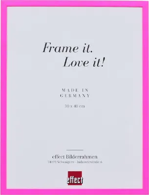 Produktbild von effect Holzrahmen Profil Museumsglas Acryl neonpink 7x10 cm