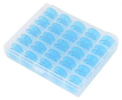 Immagine prodotto di 25 pezzi bobine vuote in plastica di ricambio per macchine da cucire domestiche accessori 1 pezzo scatola