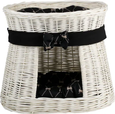 Obrázek produktu pro Oválný krémový domek pro kočky / koš pro kočky / věž pro kočky 50X40 H45 CM