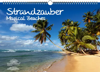 Produktbild von Strandzauber DIN A3 - Immerwährender Kalender Strand und Strände - Seelenzauber