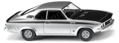 Immagine prodotto di Wiking 082712 Modello di auto in scala H0 Opel Manta A GT/E, argento metallizzato